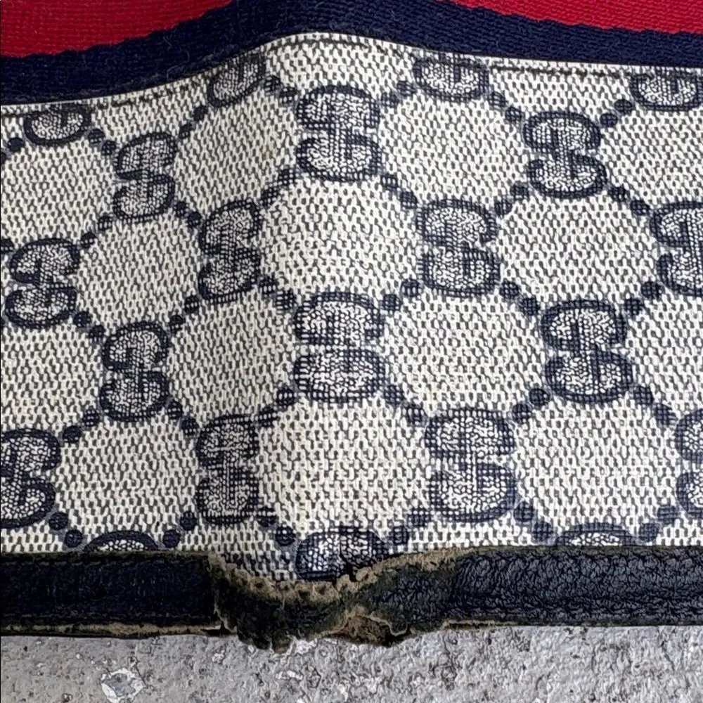 Vintage GG supreme web long wallet - Picture 5 of 9